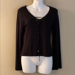Tunique Zip Mary Jane Marcasiano - Laine Verte - Taille L - Made In USA - Occasion Excellent état